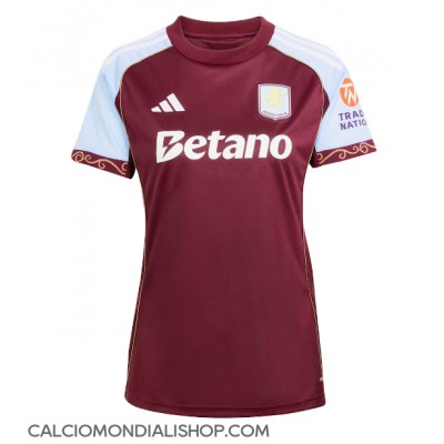 Maglie da calcio Aston Villa Boubacar Kamara #44 Prima Maglia Femminile 2025-26 Manica Corta Maglie da calcio Aston Villa Boubacar Kamara #44 Prima Maglia Femminile 2025-26 Manica Corta